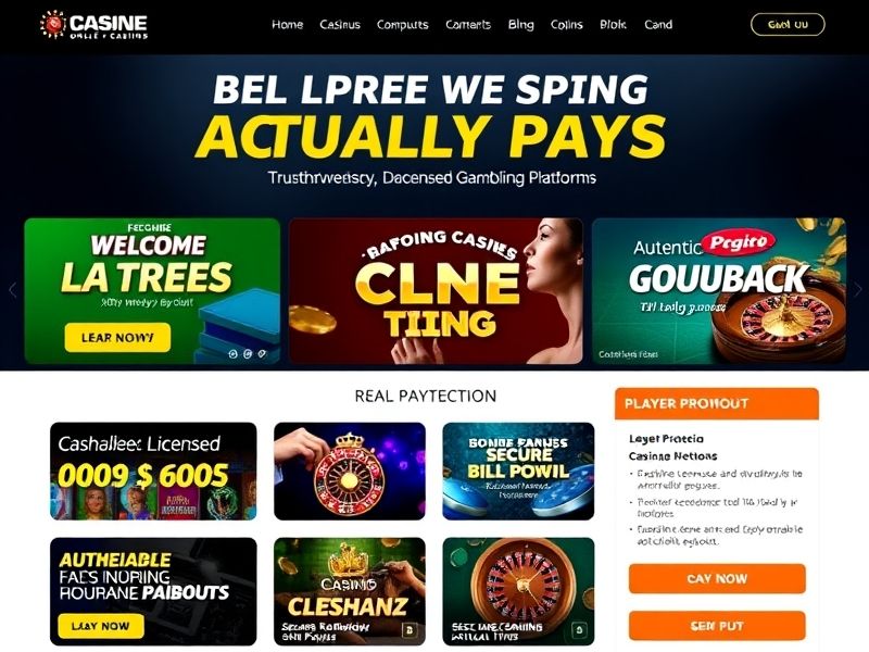 Discover online casinos that actually pay out real money. Explore verified sites with high payout rates, detailed reviews, and expert guides to play safely and win.